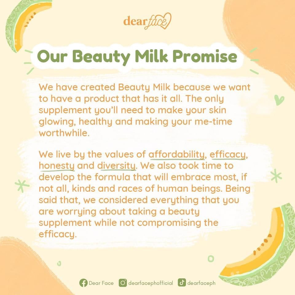 Dear Face Beauty Milk